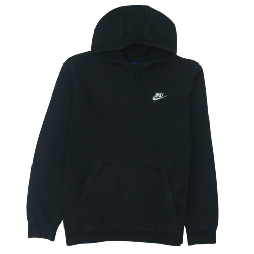Nike Mens Black Pullover Hoodie L Regular Fit Fleece Sportswear