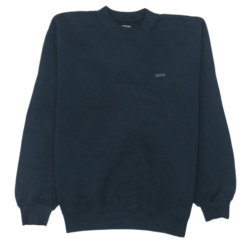 Levi's Men's Black Crew Neck Pullover Sweatshirt Size M