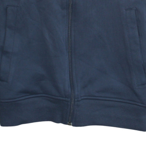 Puma Men's Blue Full Zip Track Sweatshirt M Logo Sports Top