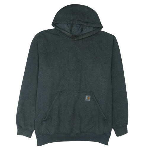 Carhartt Men’s Grey Pullover Hoodie XL Regular Heavyweight Cotton Blend