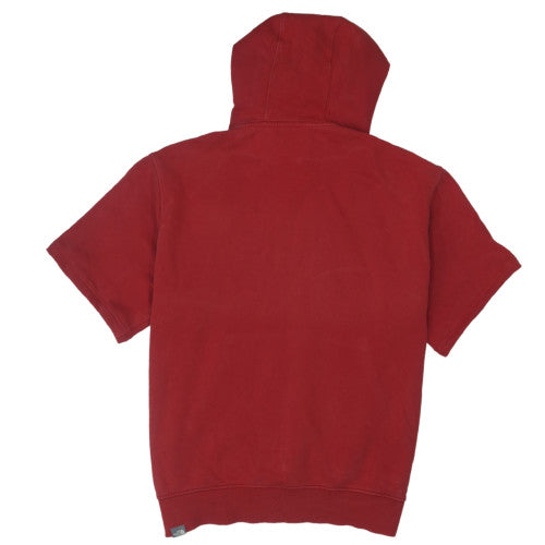 The North Face Mens Red XL Short Sleeve Pullover Hoodie
