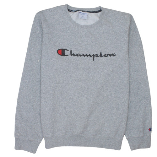 Champion Men's Grey XL Crew Neck Pullover Sweatshirt