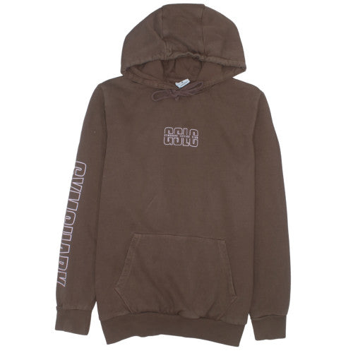 Gymshark Men's Brown Pullover Hoodie M Regular Fit Sportswear