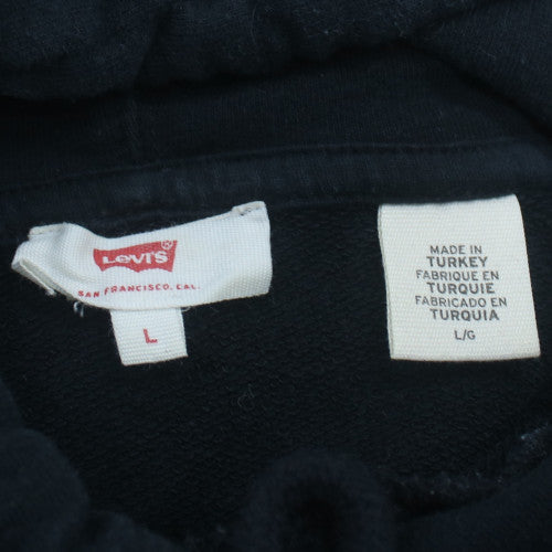 Levi's Men's Black Floral Logo Pullover Hoodie Size L