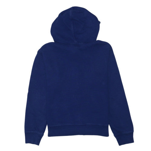 Ralph Lauren Teens Blue Full Zip Hoodie Medium 10-12 Cotton