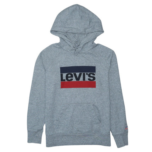 Levi's Men's Grey Pullover Logo Hoodie Size S Regular Fit