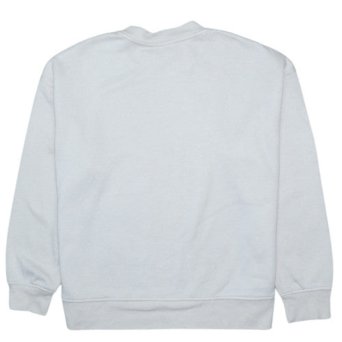 Disney Womens Grey Mickey Mouse Crew Neck Sweatshirt Size 12/14
