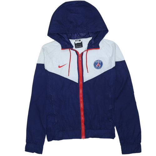 Nike Men’s Blue PSG Hooded Windbreaker Jacket Size S