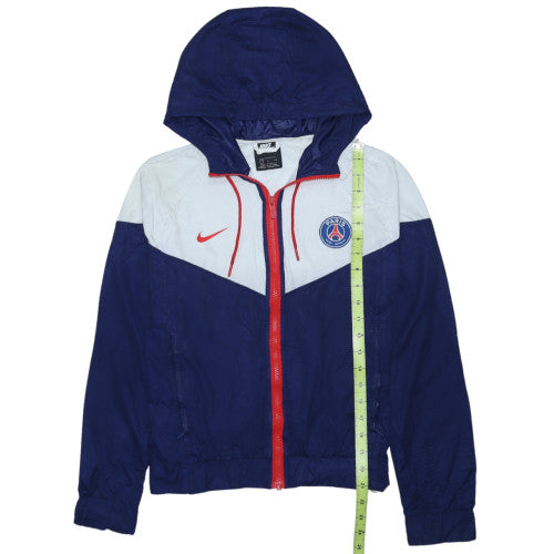 Nike Men’s Blue PSG Hooded Windbreaker Jacket Size S