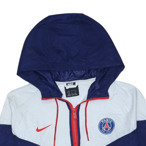 Nike Men’s Blue PSG Hooded Windbreaker Jacket Size S