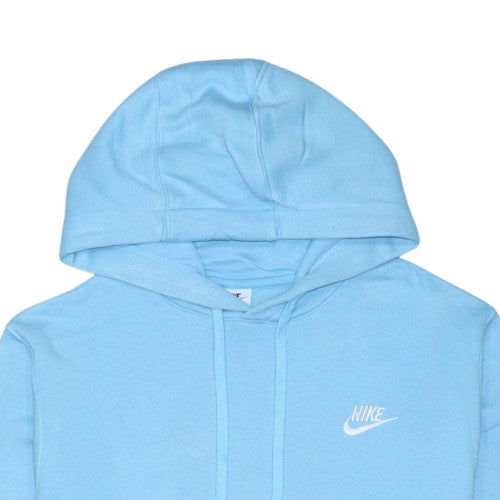 Nike Men's Blue Pullover Hoodie M Regular Fleece Sportswear