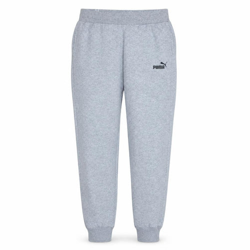 Puma Men's Grey Jogger Sweatpants S Regular Fit Elastic Waist