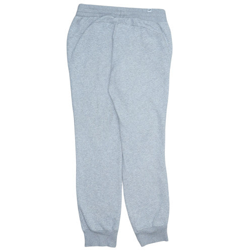 Puma Men's Grey Jogger Sweatpants S Regular Fit Elastic Waist