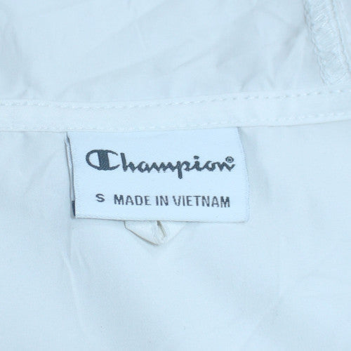 Champion Men's White Windbreaker S Farmington State College Jacket