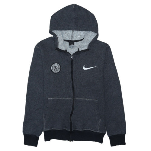 Nike Men's Grey Full Zip Sports Hoodie Size S