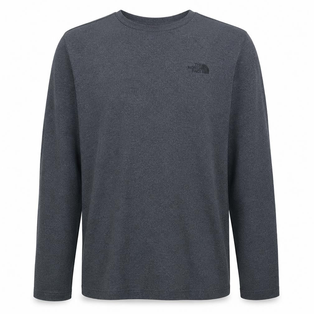 The North Face Men's Grey Long Sleeve Crew Neck Casual Top M