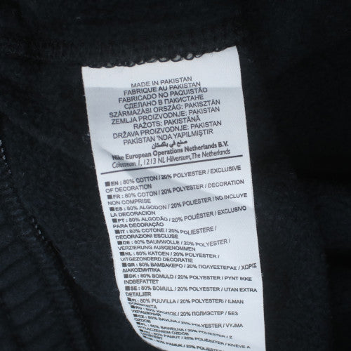Nike Men's Black Jogger Fleece Sweatpants L Regular Fit