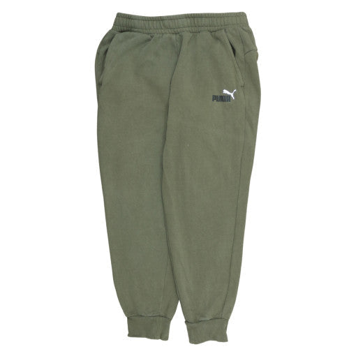 Puma Men Green Regular Fit Jogger Sweatpants Tapered M