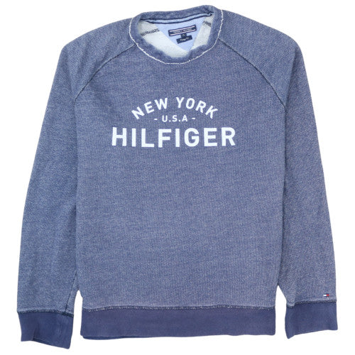 Tommy Hilfiger Men’s Blue XL Vintage Fit Crew Neck Sweatshirt