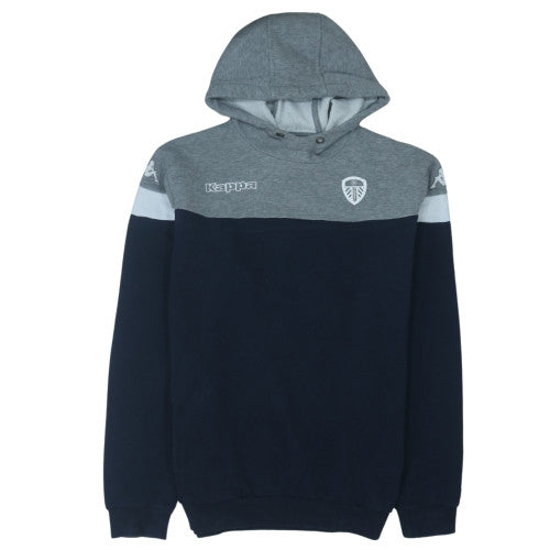 Kappa Mens Grey XL Pullover Hoodie Leeds United Sportswear