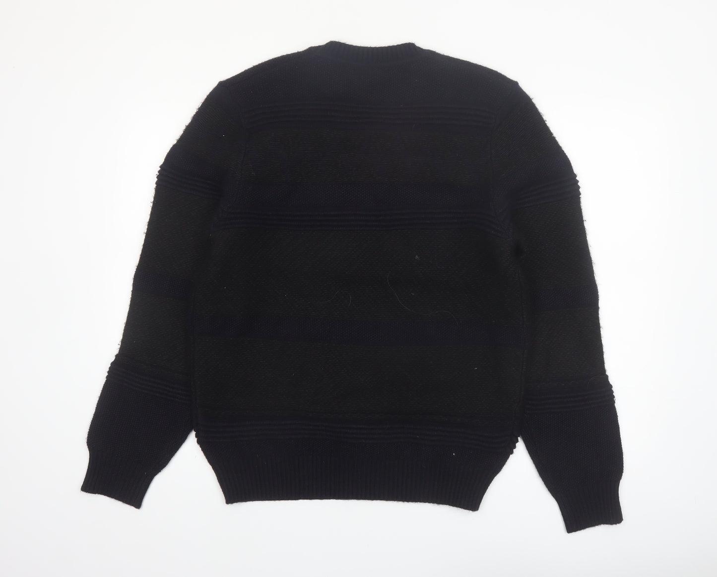 Marks and Spencer Men's Black M Regular Fit Knit Jumper