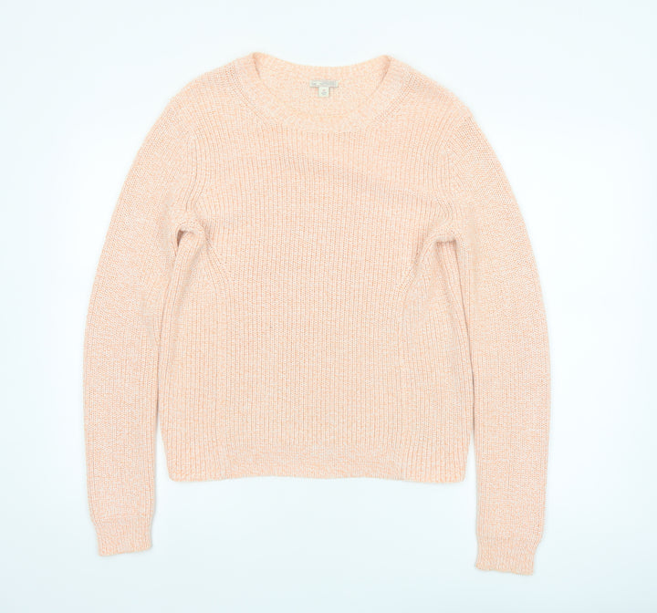 Gap Women’s Beige Chunky-Knit Cotton Jumper Size S