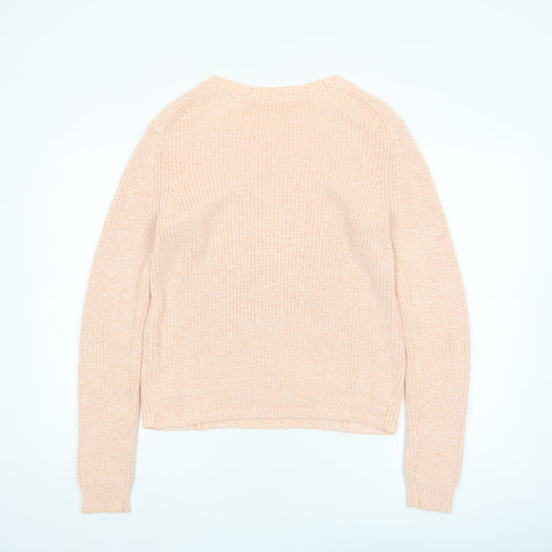 Gap Women’s Beige Chunky-Knit Cotton Jumper Size S