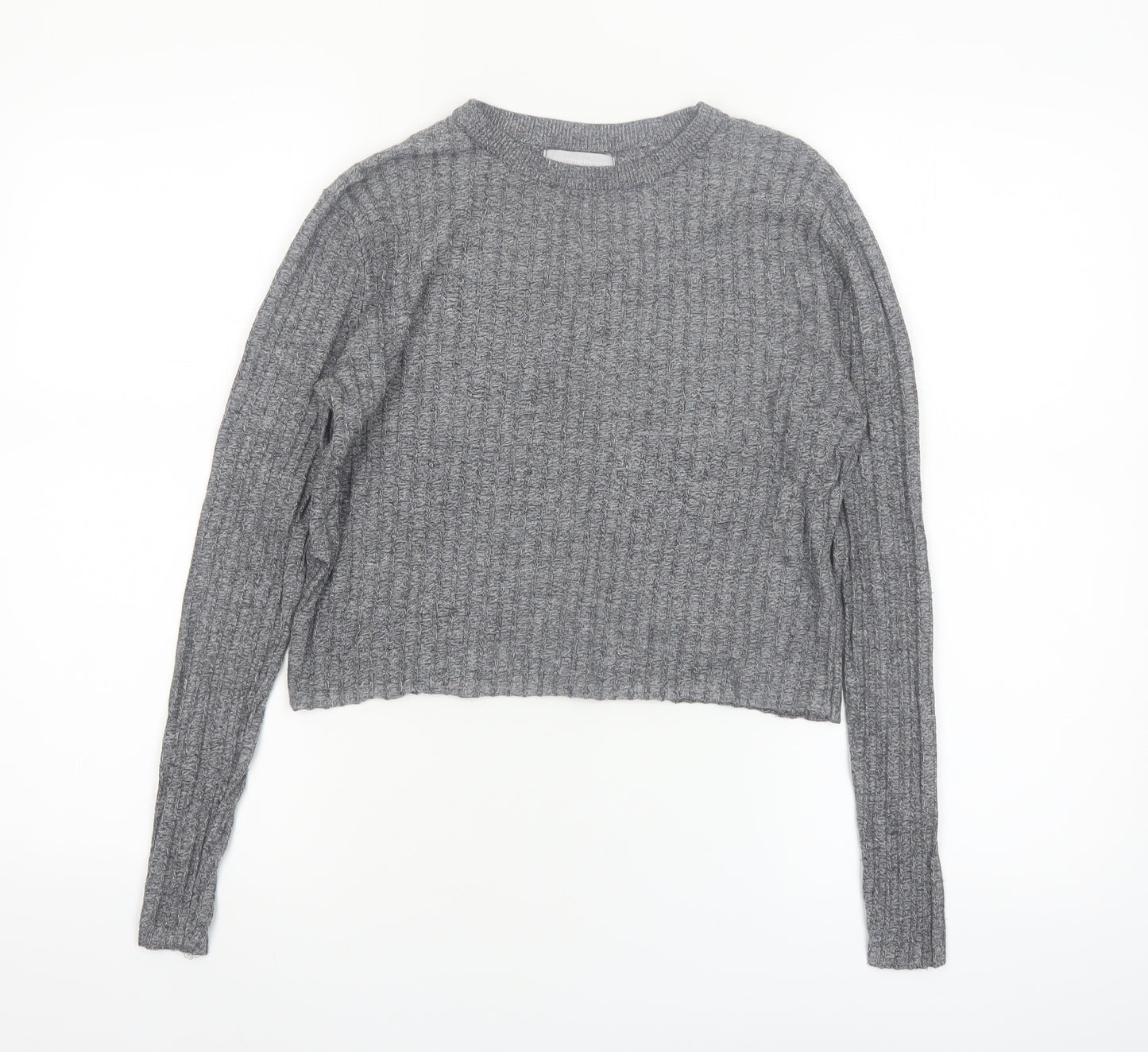 Red Herring Women's Grey Size 12 Crew Neck Knit Jumper
