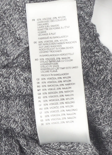 Red Herring Women's Grey Size 12 Crew Neck Knit Jumper