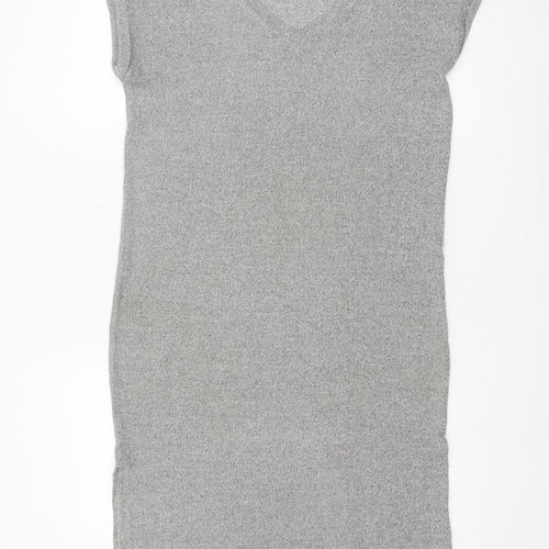 Forever 21 Women's Grey Knit Bodycon Dress Size S