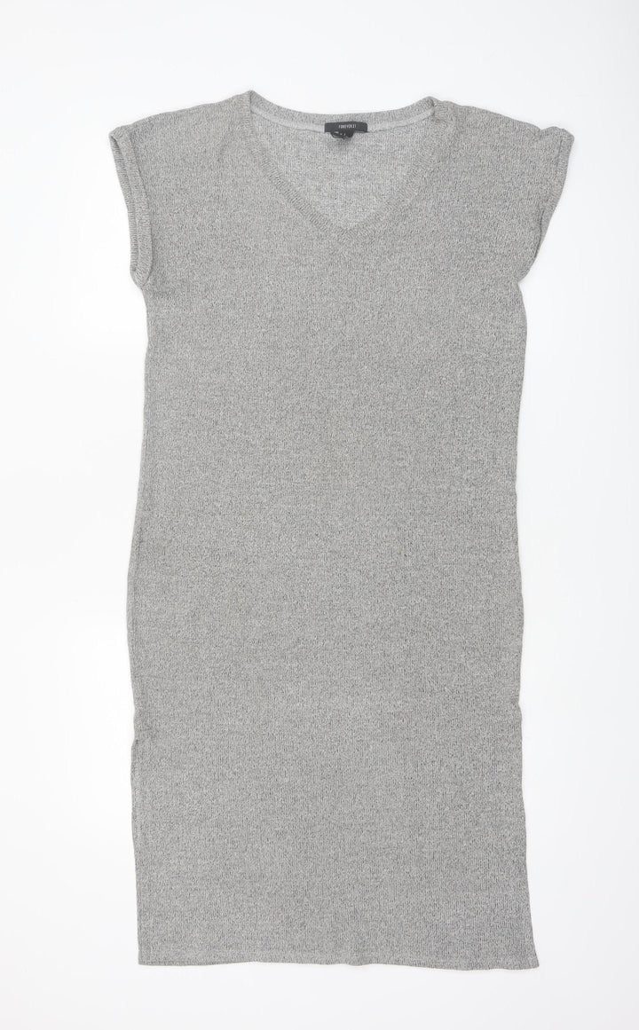 Forever 21 Women's Grey Knit Bodycon Dress Size S