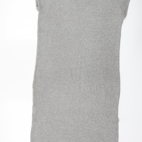 Forever 21 Women's Grey Knit Bodycon Dress Size S