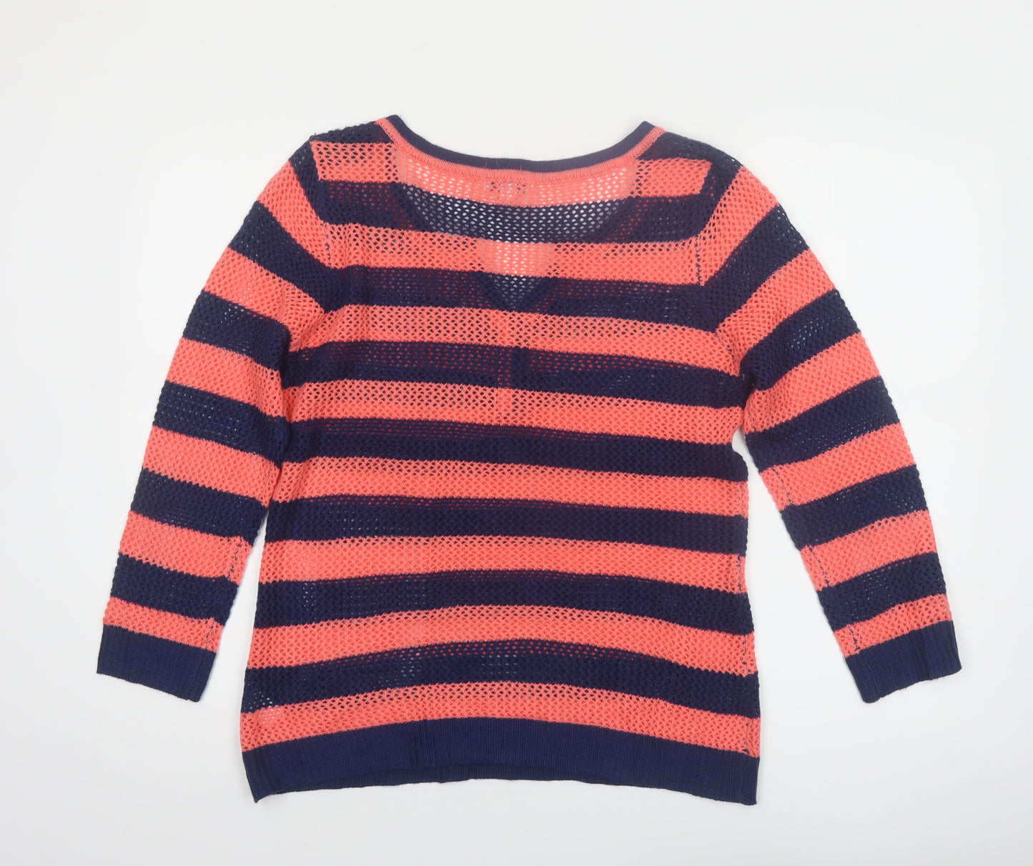Great Northwest Indigo Women's Multicoloured M Open-Knit Pullover Jumper