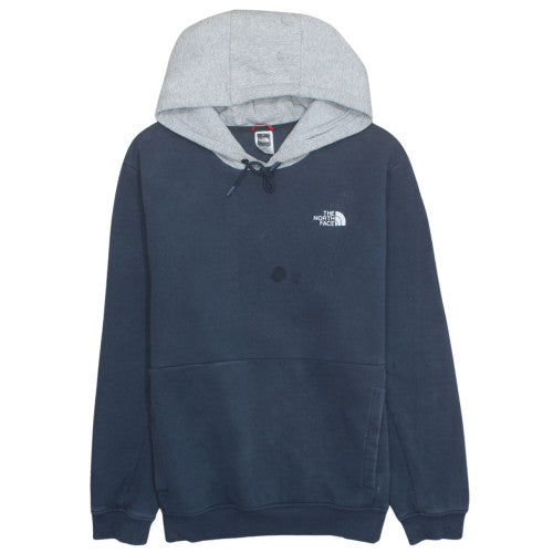 The North Face Men's Blue XL Pullover Hoodie Fleece Logo Sweatshirt