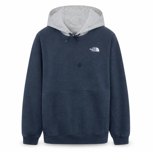 The North Face Men's Blue XL Pullover Hoodie Fleece Logo Sweatshirt