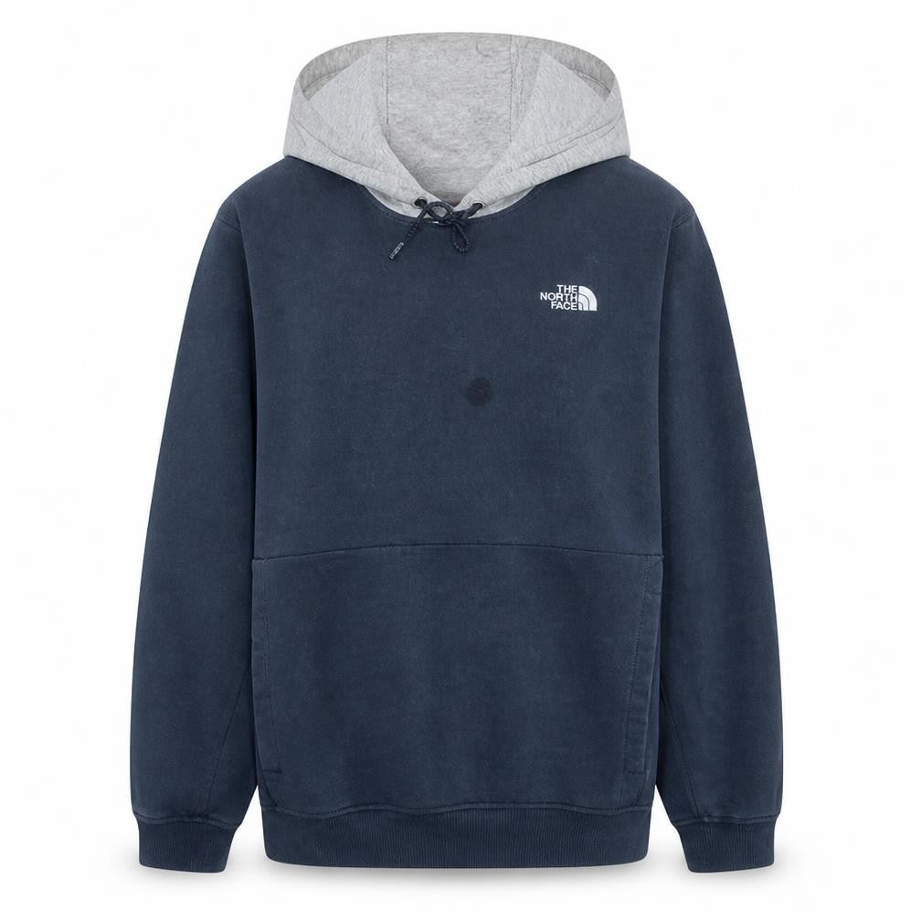 The North Face Men's Blue XL Pullover Hoodie Fleece Logo Sweatshirt