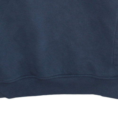 The North Face Men's Blue XL Pullover Hoodie Fleece Logo Sweatshirt