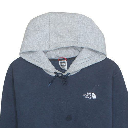 The North Face Men's Blue XL Pullover Hoodie Fleece Logo Sweatshirt