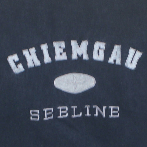 Chiemgau Seeline Men's Blue Pullover Sweatshirt L Logo Graphic