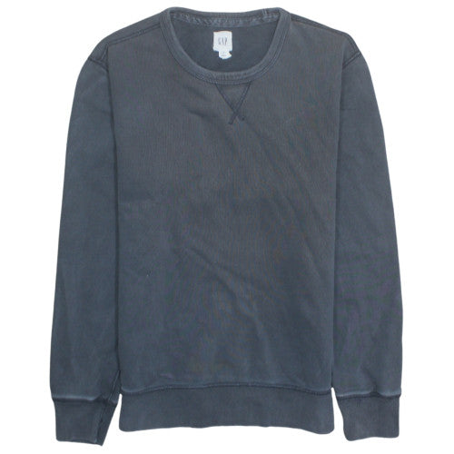 GAP Mens Grey Pullover Sweatshirt Small Regular Fit Crew Neck