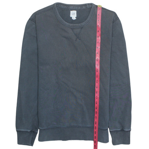GAP Mens Grey Pullover Sweatshirt Small Regular Fit Crew Neck