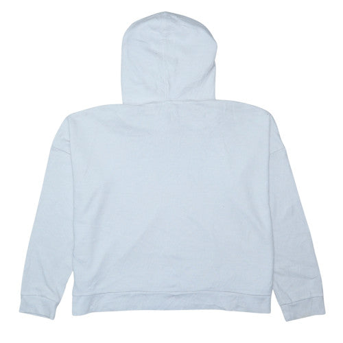 Levi's Women's White Pullover Hoodie Size L Logo Print Cotton Blend