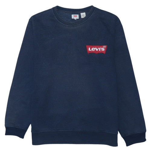 Levi's Men's Blue XL Pullover Sweatshirt Crew Neck Logo