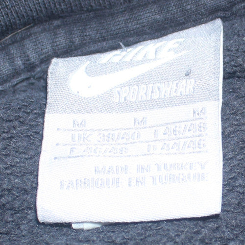 Nike Men's Black Pullover Hoodie M Graphic Print Sportswear