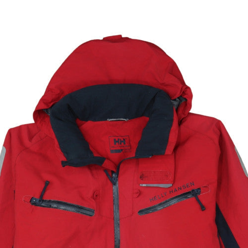 Helly Hansen Men's Red Waterproof Parka Jacket Size L