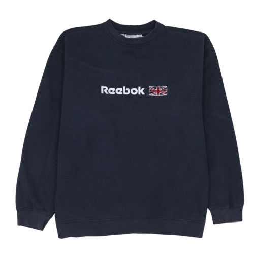Reebok Men's Blue XL Classic Crew Neck Pullover Sweatshirt