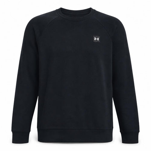 Under Armour Mens Black Small Crew Neck Sweatshirt ColdGear Loose Fit