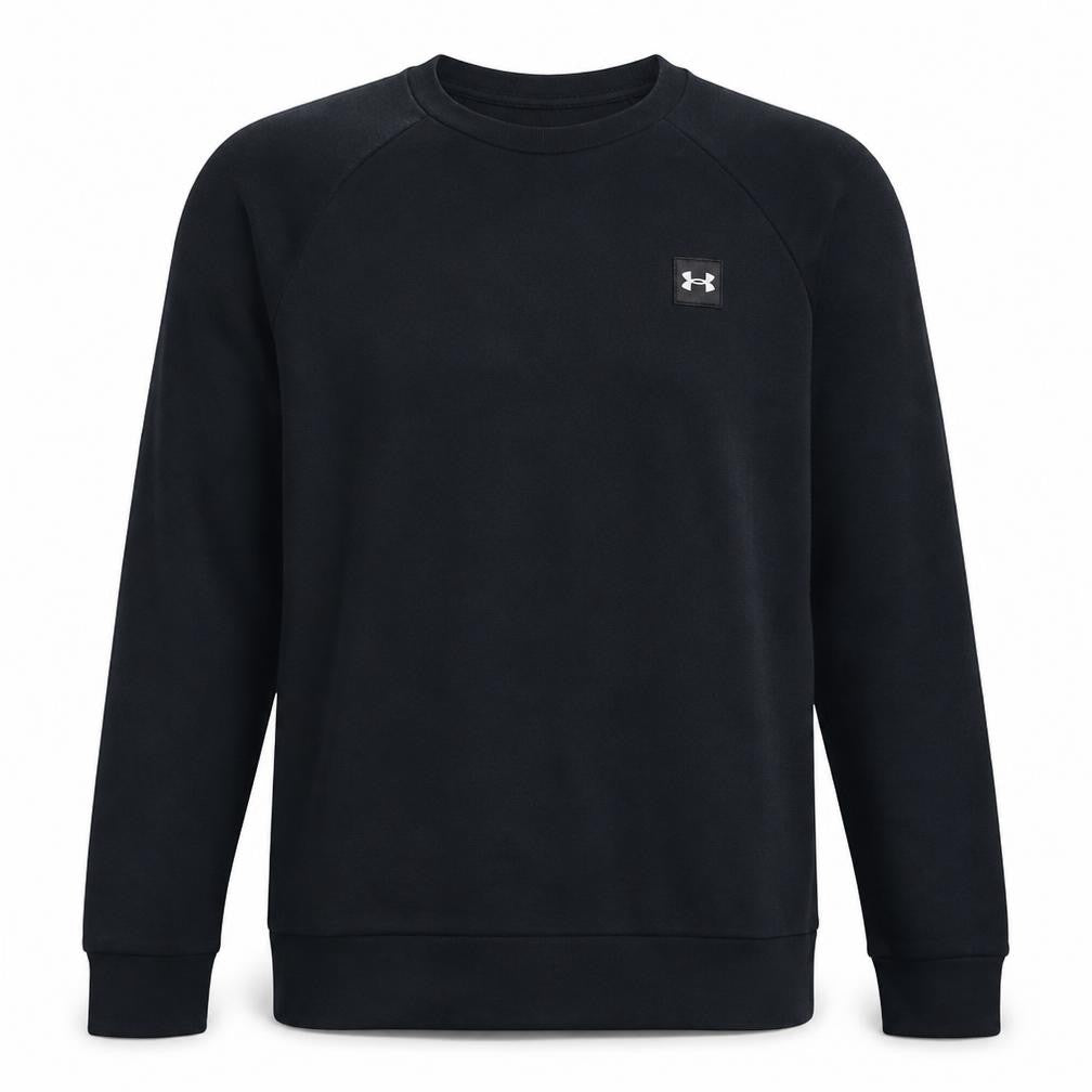Under Armour Mens Black Small Crew Neck Sweatshirt ColdGear Loose Fit