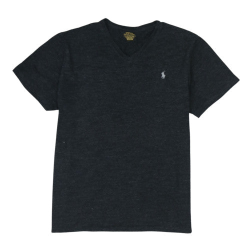 Ralph Lauren Men's Black V-Neck Slim Fit Cotton T-Shirt XL