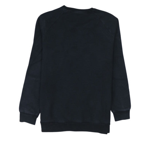 Adidas Womens Black Crew Neck Long Sleeve Sweatshirt Size M